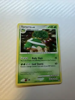 Pokemon TCG Torterra 17/130 Rare Holo Diamond and Pearl 2007 - Image 1