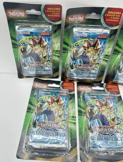 Lot Of 5 - Konami YuGiOh Legend of Blue Eyes White Dragon Booster Packs - SEALED - Image 2