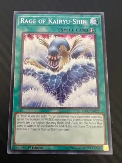 Yugioh Rage of Kairyu-Shin LEDU-EN017 Rare 1st Edition NM - Image 1