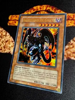 YUGIOH • ARCHFIEND OF GILFER • ULTRA RARE • JMP-EN003 • LIMITED EDITION • VLP - Image 3