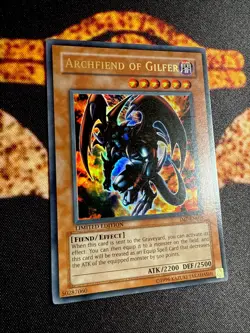 YUGIOH • ARCHFIEND OF GILFER • ULTRA RARE • JMP-EN003 • LIMITED EDITION • VLP - Image 4
