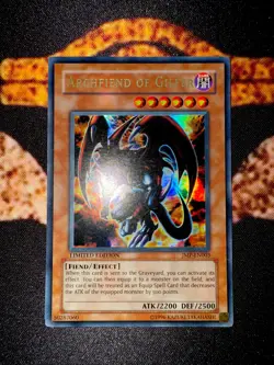 YUGIOH • ARCHFIEND OF GILFER • ULTRA RARE • JMP-EN003 • LIMITED EDITION • VLP - Image 5