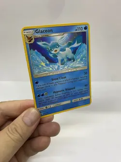 Glaceon Gold Metal Pokemon Card-Collectible Gift Display！Christmas HOT - Image 1