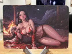 Matchmaker Spicy Waifu NSFW A5 Sizes Card Board BOA Hancock One Piece Night - Image 1