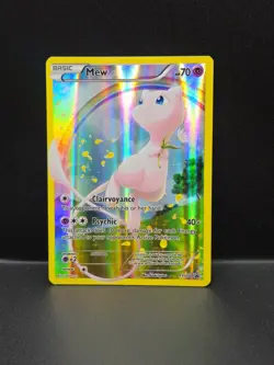 Pokemon 2016 Black Star Promo Mew EX Holo Card #XY110 - Image 2