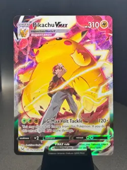Pikachu VMAX - TG17/TG30 - Full Art Rare Holo Lost Origin - Pokemon Card - NM - Image 1