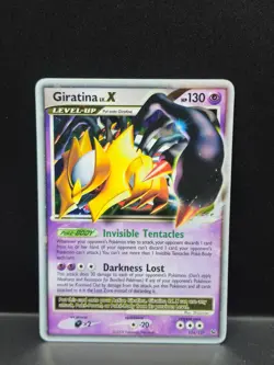 Pokemon 2009 Platinum Giratina LV.X Holo Rare Card 124/127 - Image 1