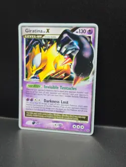 Pokemon 2009 Platinum Giratina LV.X Holo Rare Card 124/127 - Image 2