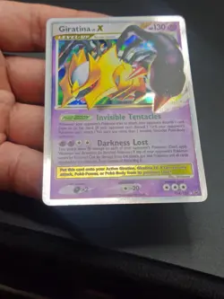 Pokemon 2009 Platinum Giratina LV.X Holo Rare Card 124/127 - Image 5