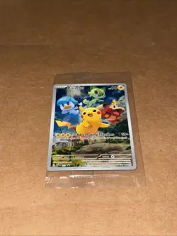 Sealed Pokemon TCG Scarlet & Violet Pikachu Promo Holo Card SVP027 - Image 1