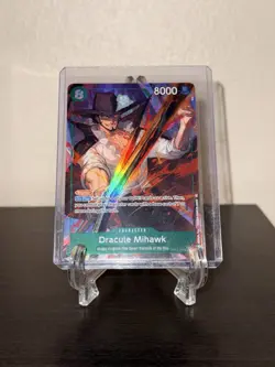 OP12-030 Dracule Mihawk SR Alt Art AA One Piece Card Game TCG CCG English - Image 1