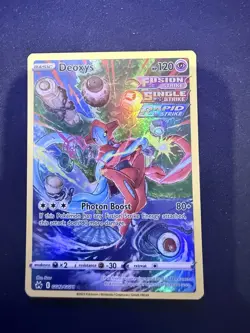 Pokemon TCG Deoxys Holo Rare Fusion/Single/Rapid Strike Card Gg12/gg70 - Image 1