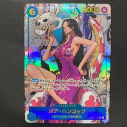 ONE PIECE Card OP07-051 Boa Hancock Comic Parallel Manga Alt Art Used Japan - Image 1