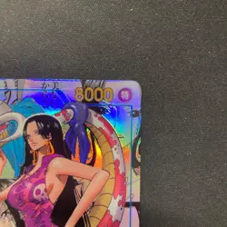 ONE PIECE Card OP07-051 Boa Hancock Comic Parallel Manga Alt Art Used Japan - Image 3