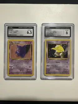 Graded Vintage Pokemon TCG 2 Card Lot!! Vintage Gengar CGC Non Holo! - Image 1