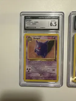Graded Vintage Pokemon TCG 2 Card Lot!! Vintage Gengar CGC Non Holo! - Image 2