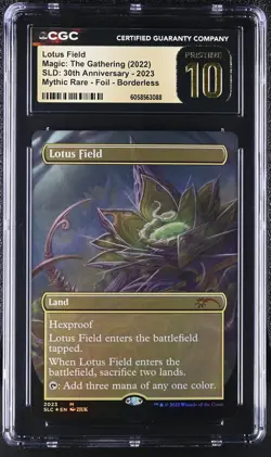 LOTUS FIELD Secret Lair Foil Mythic CGC Pristine 10 MTG [Nostalgium] - Image 1