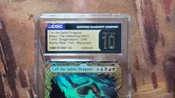 MTG Call the Spirit Dragons #309 Foil Showcase TDM CGC Pristine 10 Pop 1 - Image 2