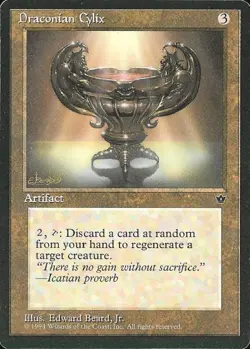 Draconian Cylix - Light Play MTG Fallen Empires - Image 1