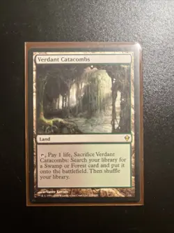 Verdant Catacombs Zendikar MTG Card Regular LP Condition - Image 1