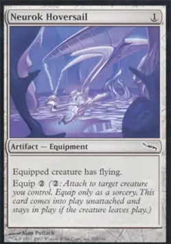 Neurok Hoversail -Foil Medium Play MTG Mirrodin - Image 1