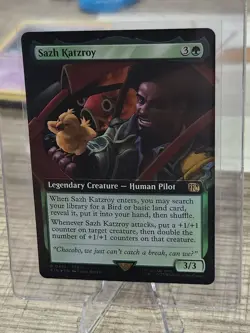 MAGIC FINAL FANTASY SAZH KATZROY (EXTENDED ART) (FOIL) R 472 FIN MTG FCA TCG - Image 1