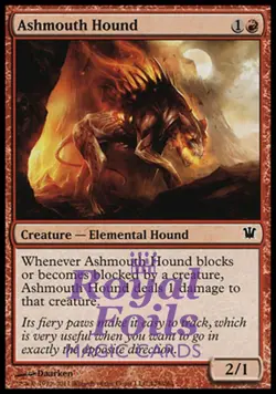Ashmouth Hound 4x FOIL ISD MTG Innistrad Common MINT red - Image 1