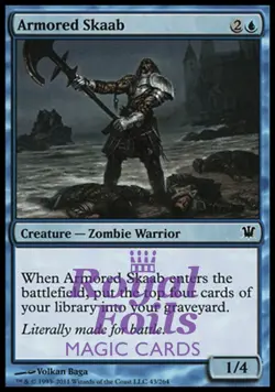 Armored Skaab 4x FOIL ISD MTG Innistrad Common MINT blue - Image 1