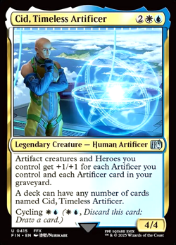 MTG Cid, Timeless Artificer 415 Foil Final Fantasy - Image 1