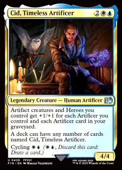 MTG Cid, Timeless Artificer 420 Foil Final Fantasy - Image 1
