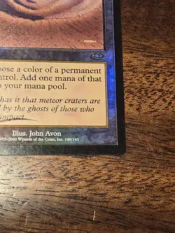 Meteor Crater Planeshift Foil Mtg - Image 4