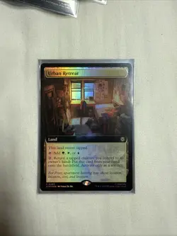 Urban Retreat (Extended Art) Marvel's Spider-Man Foil MTG NM - Image 1