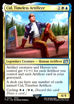 MTG Cid, Timeless Artificer 412 Foil Final Fantasy - Image 1