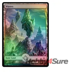 Foil Wastes (184) (full Art) M/NM Magic: The Gathering MTG Oath Of The Gatewatch - Image 1