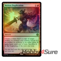 Foil Molten Duplication M/NM MTG Outlaws Of Thunder Junction: The Big Score - Image 1