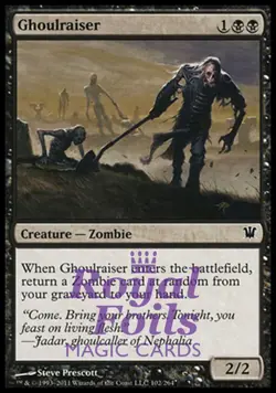 Ghoulraiser 2x FOIL ISD MTG Innistrad Common MINT black - Image 1