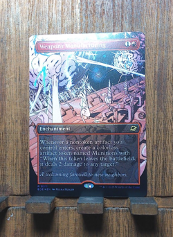 MTG🔥 Weapons Manufacturing ( FOIL Borderless ) Edge of Eternities NEAR MINT😍❤ - Image 2