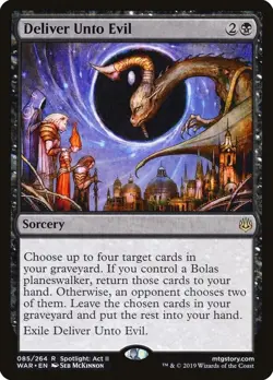 Deliver Unto Evil - War of the Spark - Magic The Gathering - MTG - Image 1