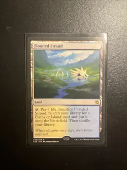 MTG Khans of Tarkir Flooded Strand Rare Card NM Condition - Image 1