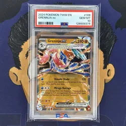 💎PSA 10 GEM MINT 2024 Pokemon Twilight Masquerade GRENINJA EX #106 Holo - Image 2