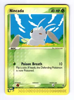 Nincada - 66/97 Dragon #66 (2003) Common NM Pokemon - Image 1