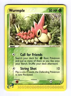 Wurmple Dragon #81 (2003) Common NM Pokemon - Image 1