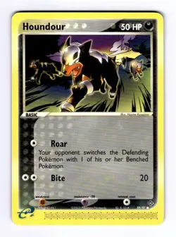 Houndour Dragon #59 (2003) Common NM Pokemon - Image 1
