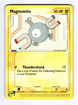 Magnemite - 63/97 Dragon #63 (2003) Common NM Pokemon - Image 1