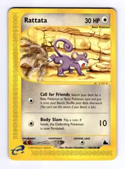 Rattata Skyridge #090 (2003) Common LP Pokemon - Image 1