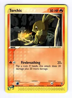 Torchic Dragon #77 (2003) Common NM Pokemon - Image 1