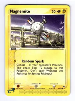 Magnemite - 62/97 Dragon #62 (2003) Common NM Pokemon - Image 1