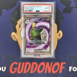 💎PSA 10 GEM MINT 2024 Pokemon Twilight Masquerade SINISTCHA EX #189 Ultra Rare - Image 1