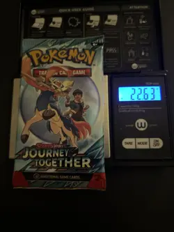 Heavy! Over 22.63 Gram Pokemon Journey Together Booster Pack Sealed - Image 1