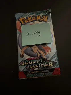 Heavy! Over 22.63 Gram Pokemon Journey Together Booster Pack Sealed - Image 4